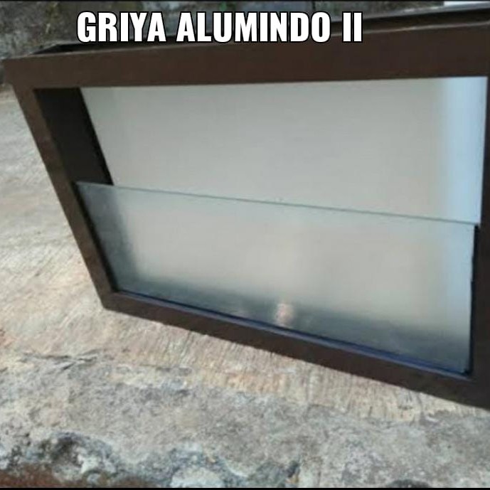 Jual Jendela kaca kamar mandi zig zag 40 X 60 - Putih | Shopee Indonesia