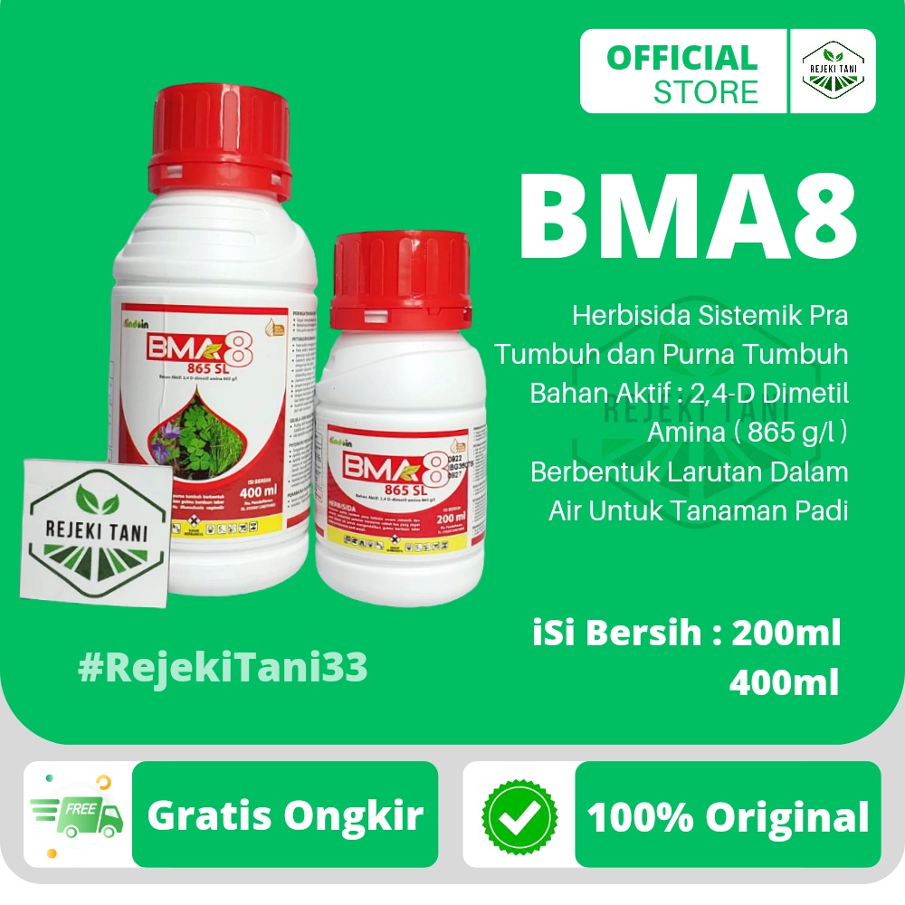 Jual Herbisida BMA8 sistemik pra tumbuh dan purna tumbuh berbentuk ...