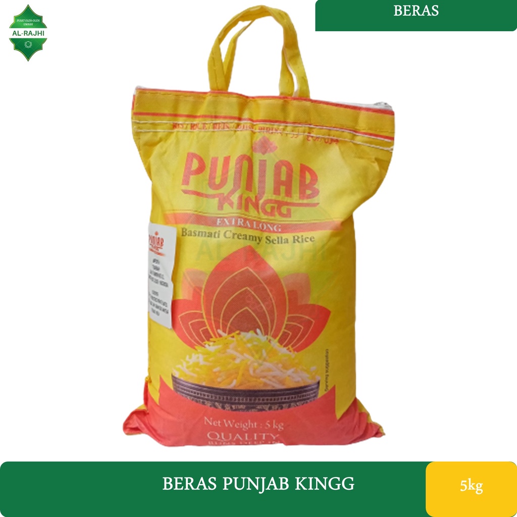 Jual Beras Basmati Punjab Kingg 5 Kg King India Creamy Sella Rice ...