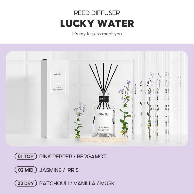 Jual WL39 KKV - Alba Sol Reed Diffuser Lucky Water / Nature Seed ...