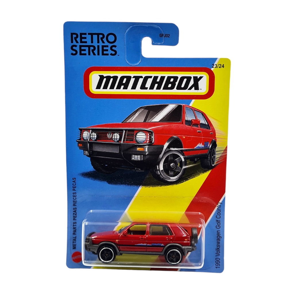 Jual Matchbox Retro Series 1990 Volkswagen Golf Country Merah | Shopee ...