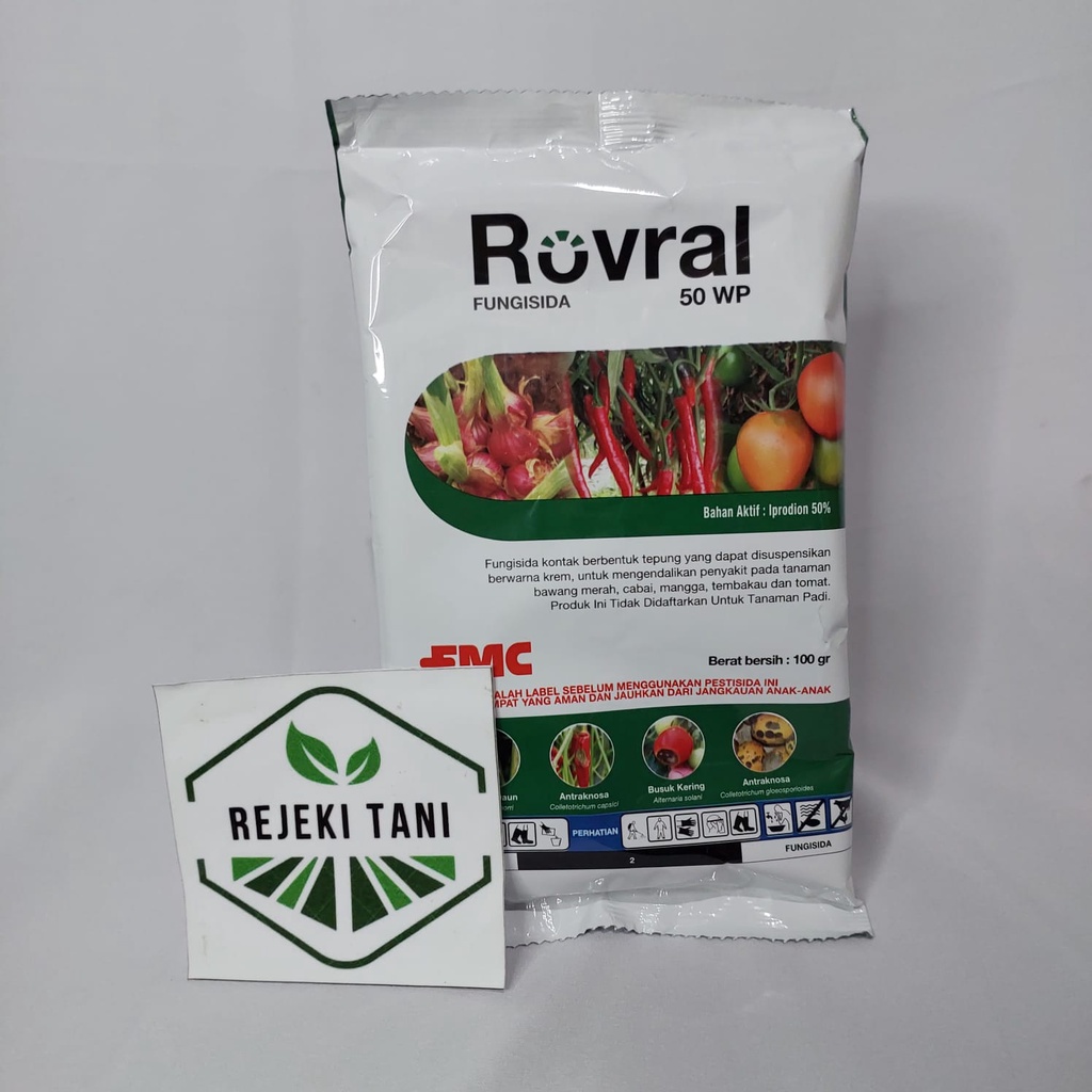 Jual Fungisida Rovral 100gram 50WP Racun Kontak Untuk Mengendalikan ...