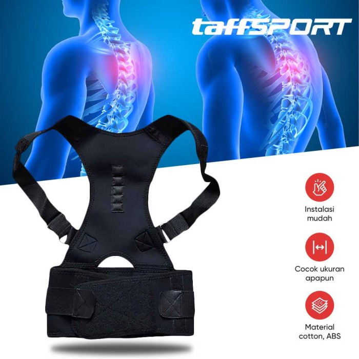 Jual Belt Terapi Punggung Magnetic Terapi Koreksi Postur Punggung Anti ...