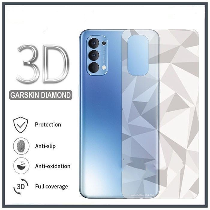 Jual [ Oppo A15 A15s A16 A16k A16e A17 A12 ] Garskin Diamond 3d Clear Diamond Skin