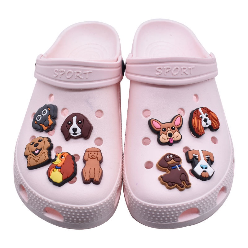Jual 206 Pin Sandal Crocs Jibbitz Anjing Dog Hiasan Sendal Flat Flip