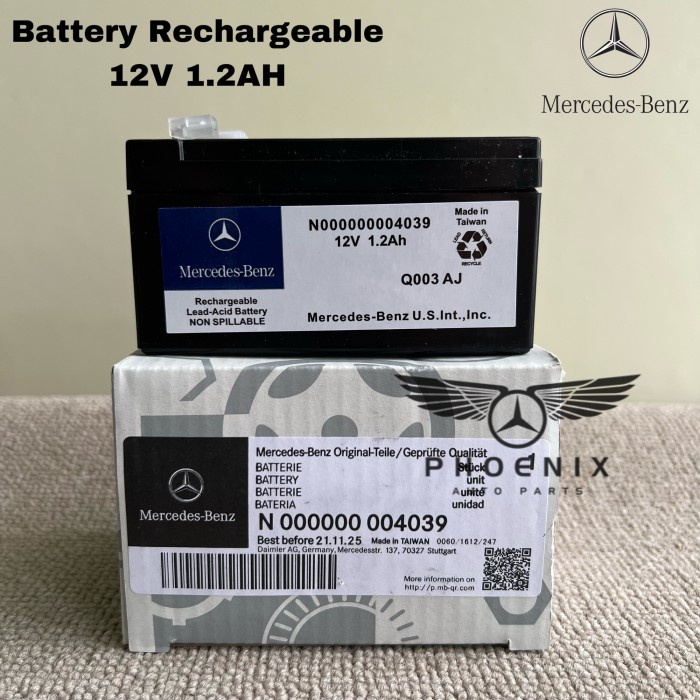 thumbnail image 2 of 12V LiFePO4 Auxiliary Battery Replacement For Mercedes-Benz W221 W212 W164 – N000000004039 2 of 5