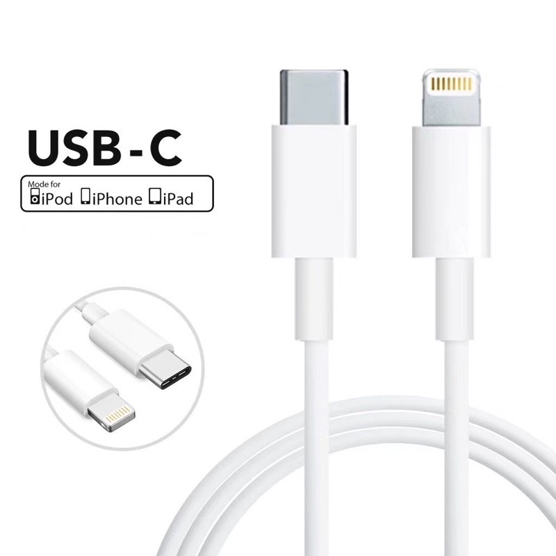 Jual (Bergaransi) Kabel Data USB-C To Lightning For iPhone PLUS