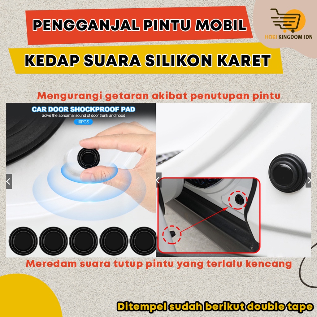 Jual Bantalan Peredam Mobil Pintu Kap Bagasi Karet Hitam Shopee Indonesia