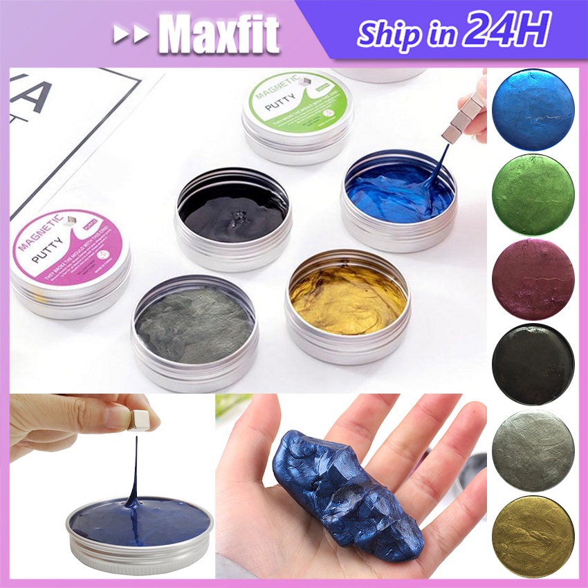 Jual Magnetic Putty Slime Magnet Mainan Slime Warna-Warni Slime Lilin ...