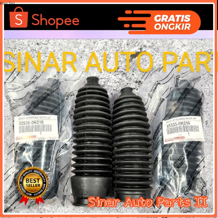 Jual SAP2 BOOT STEERING RACK KARET BOOT STEER TOYOTA INNOVA HILUX LH/RH ...