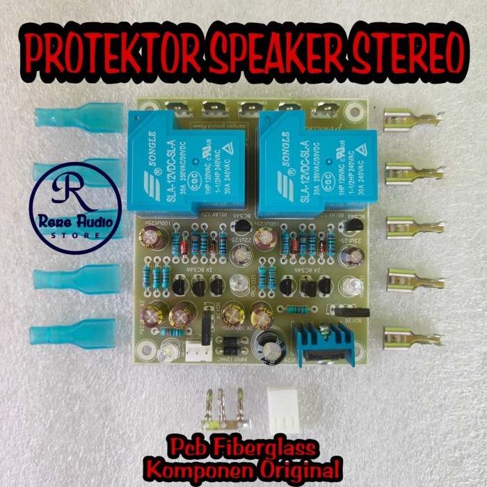 Jual Protek Speaker Stereo / Protector Speaker Pcb Fiber Komponen