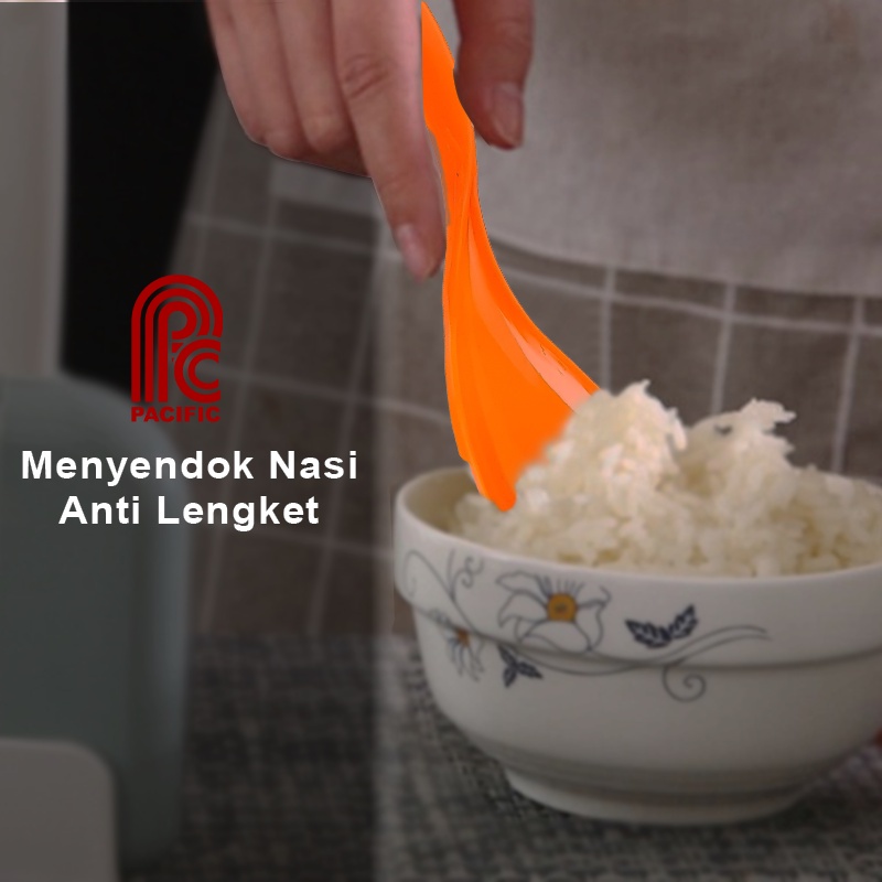 Jual PACIFIC Florent Rice Scoop Centong Sendok Nasi Plastik Pendek Food ...