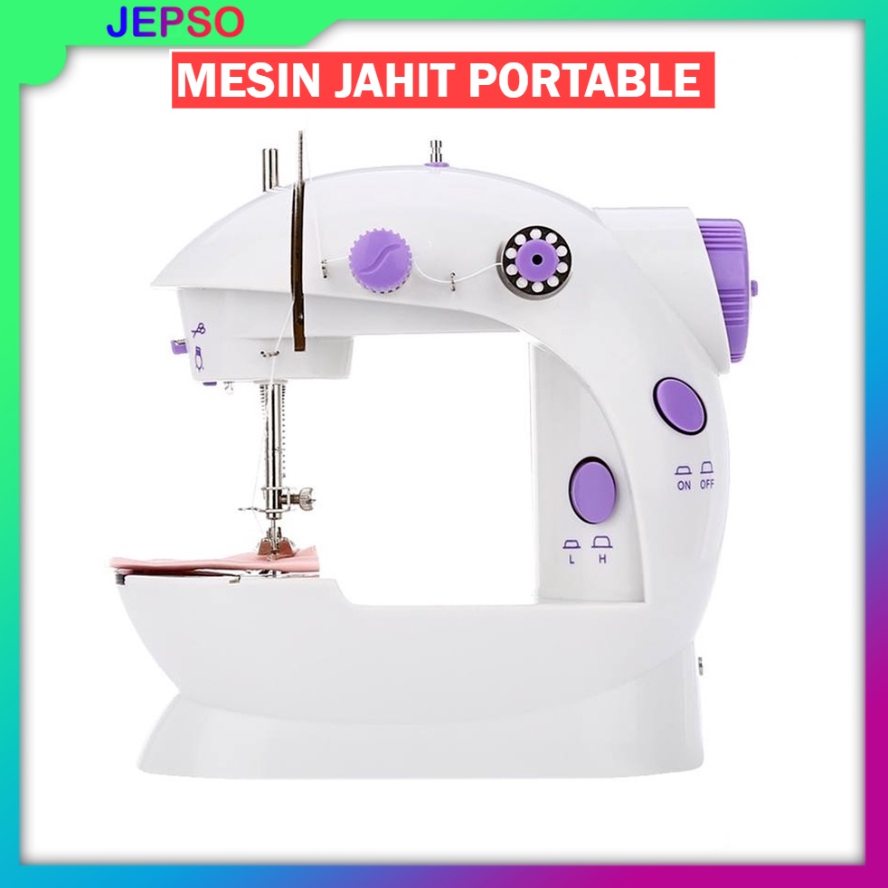 Jual MESIN JAHIT MINI PORTABLE 202A 4 IN 1 ADA LAMPU NYA SIAP PAKAI ...