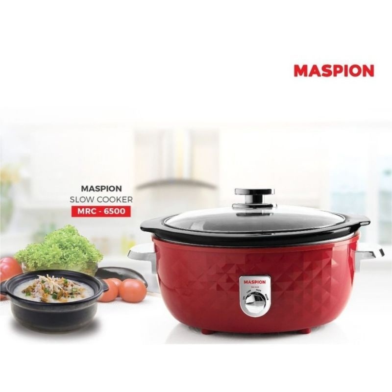 Jual MASPION Slow Cooker 6 Liter MSC 6500 Original Garansi Resmi