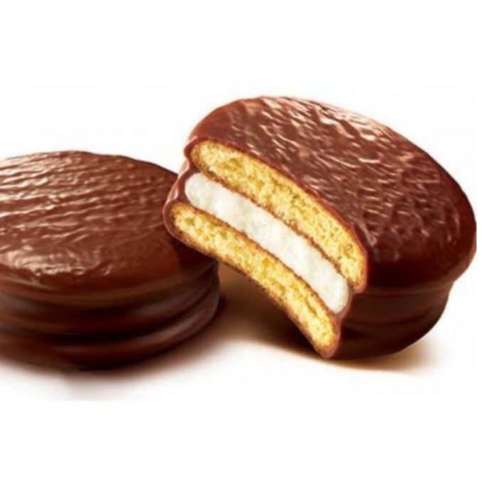 Jual LOTTE CHOCO PIE MARSHMALLOW 28GR gram CHEESE CHOCOLATE COKLAT KEJU ...