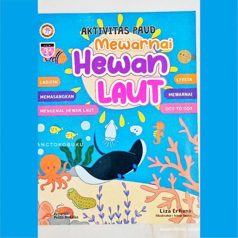 Jual UKURAN BESAR - BUKU AKTIVITAS PAUD MEWARNAI ANAK PAUD TK SERI ...