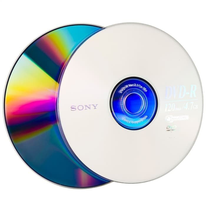 Jual DVD-R Sony 16X 4.7 GB Dvd Tabung isi 10 pcs DVDR 10DMR47SP ...