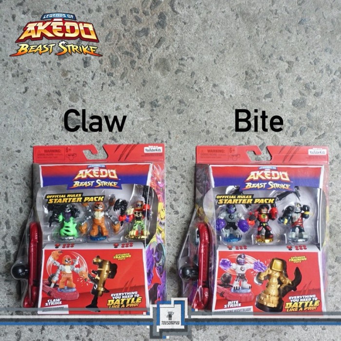 Jual Akedo Beast Strike Starter Pack Claw Bite With Joystick