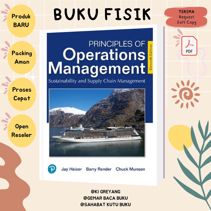 Jual BUKU OPERATIONS MANAGEMENT ELEVENTH EDITION - JAY HEIZER, BARRY ...