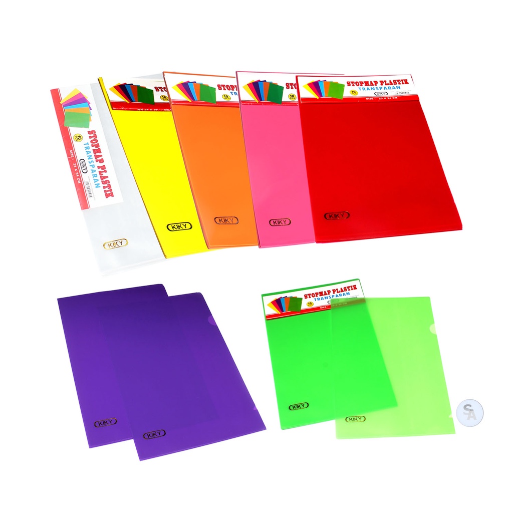 Jual KIKY - Stopmap L Plastik Transparan Ukuran Folio - Pack | Shopee ...