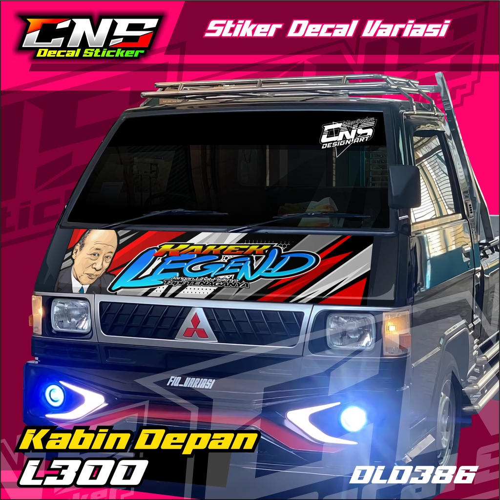 Jual Stiker Kabin Depan All Pick Up KAKEK LEGEND Bahan Premium Bisa ...