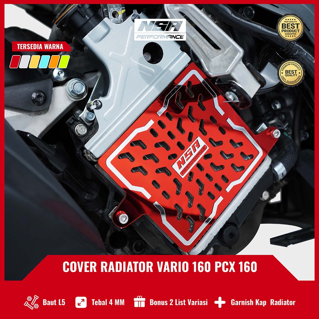 Jual Nsa Cover Radiator Vario Pcx Nsa Tutup Radiator Vario Adv Pelindung Mesin