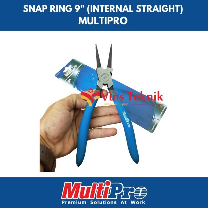 Jual MULTIPRO Tang Snap Ring Pliers INTERNAL STRAIGHT 9 INCH Shopee