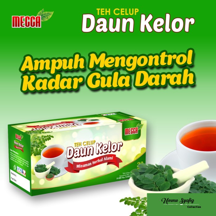 Jual Teh Celup Daun Kelor Asli 100% Mecca Herbal Original | Shopee ...