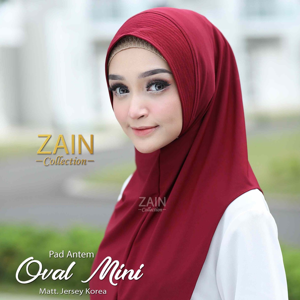 Jilbab instan Bergo OVAL MINI Ori Zain Collection Hijab Bergo Jersey / kerudung bergo