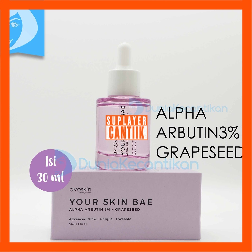 Jual Avoskin Your Skin Bae YSB Alpha Arbutin 3% & Grapeseed Serum ...