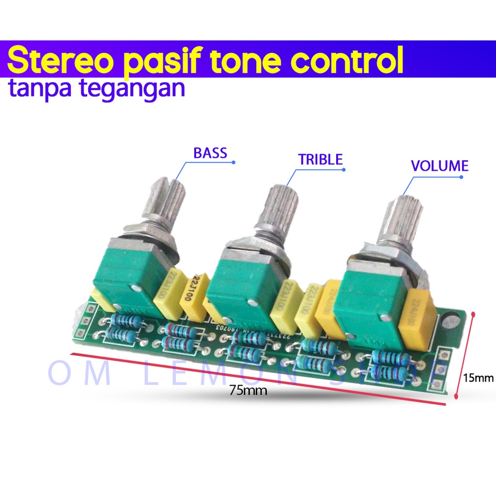 Jual audiosby-Stereo pasif tone control | Shopee Indonesia