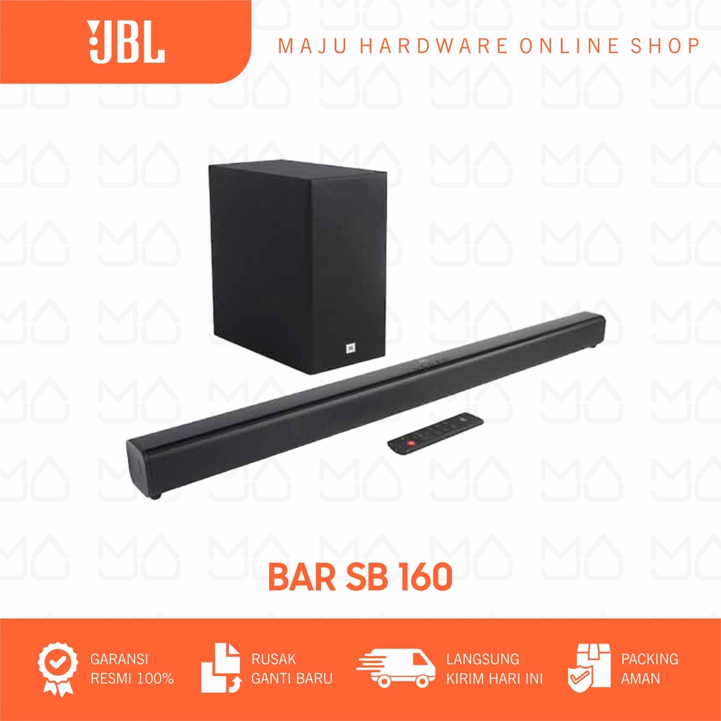 Jual JBL Cinema SB160 2.1 Channel soundbar with wireless subwoofer ...