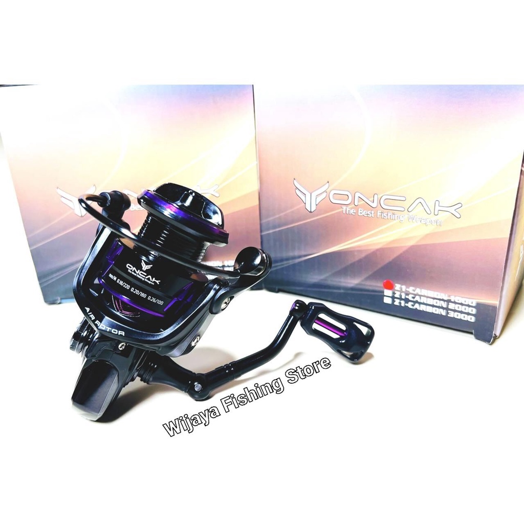 Jual Reel Pancing Spinning Oncak Z1Carbon 1000 2000 3000 FULL SEAL