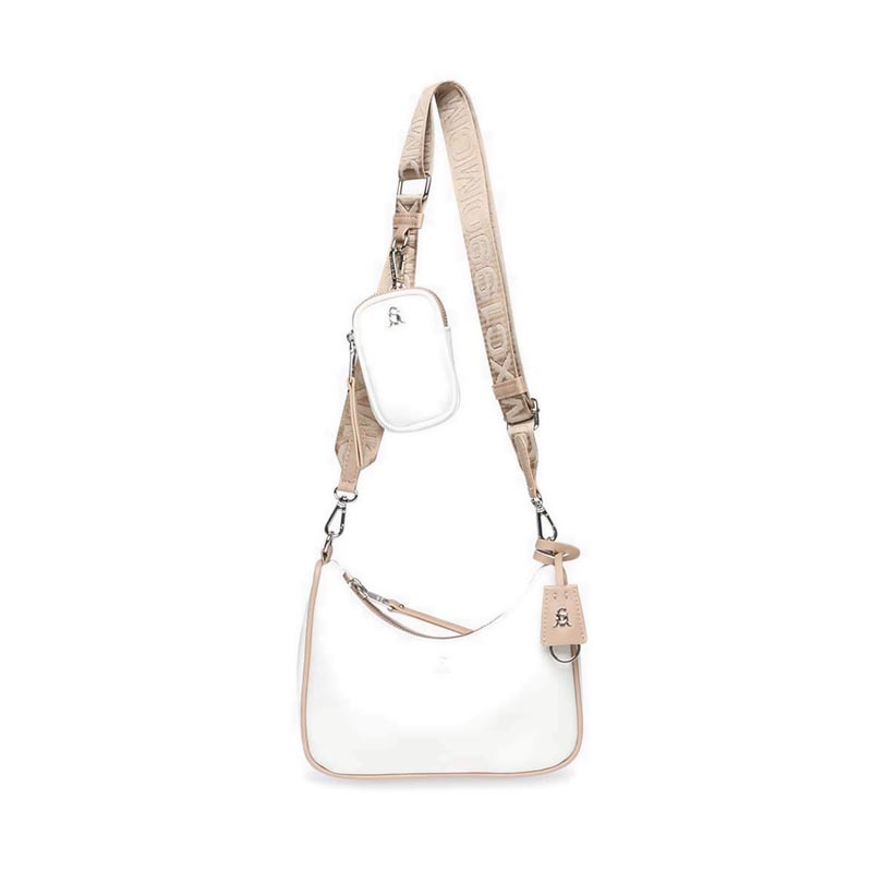 Jual Steve Madden BVITALS Women's Crossbody BagsWhite/Tan Shopee