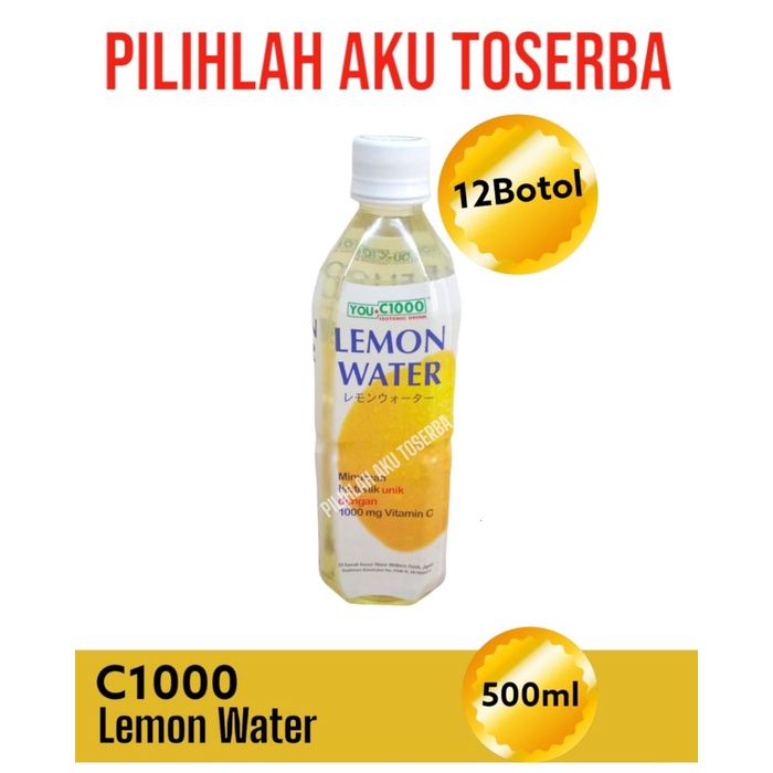 Jual You C 1000 / YOU C1000 LEMON WATER 500 ml - ( HARGA 12 Botol ...