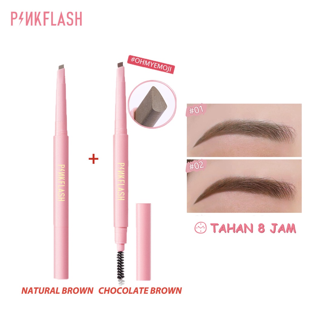 Jual PINKFLASH-OhMyEmoji Automatic Eyebrow Pencil Tahan Air Ujung ...