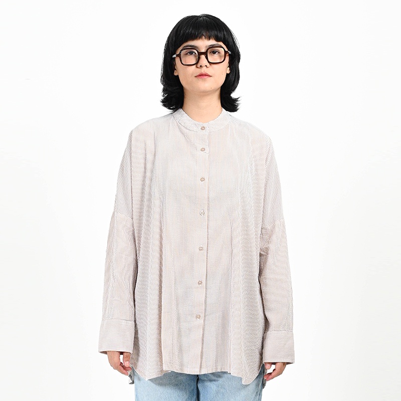 Jual Greenlight Kemeja Lengan Panjang Kerah Bulat Formal Katun Rayon ...