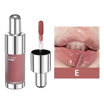 ❤️CAPPUVINI Lip Gloss Botol Susu Kecil Cermin Lip Glaze Waterproof Lipstik Glossy Esensi