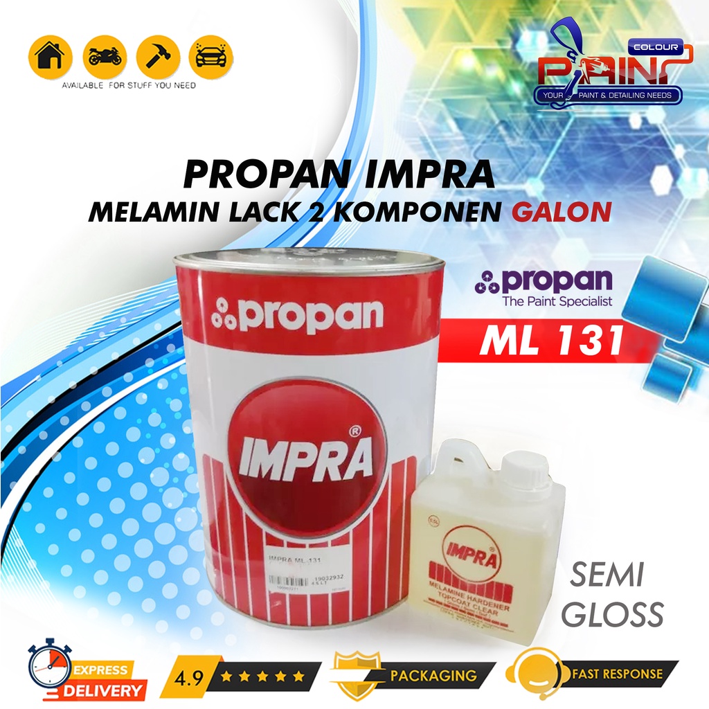 Jual Impra Ml 131 Clear Gloss Melamin Lack 2 Komponen 5 Litergalon Shopee Indonesia 0204