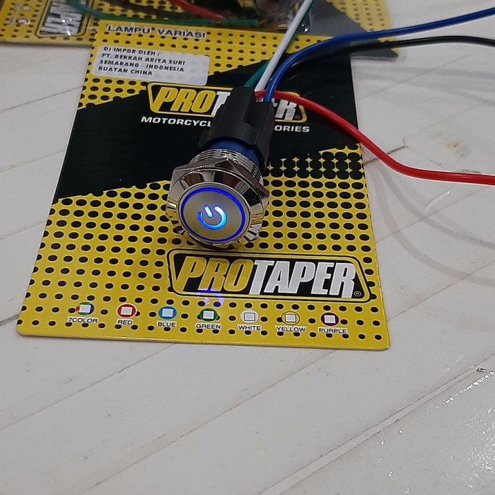 Jual SAKLAR LED STAINLESS -TOMBOL ON OFF PLUS SOKET DAN KABEL | Shopee ...