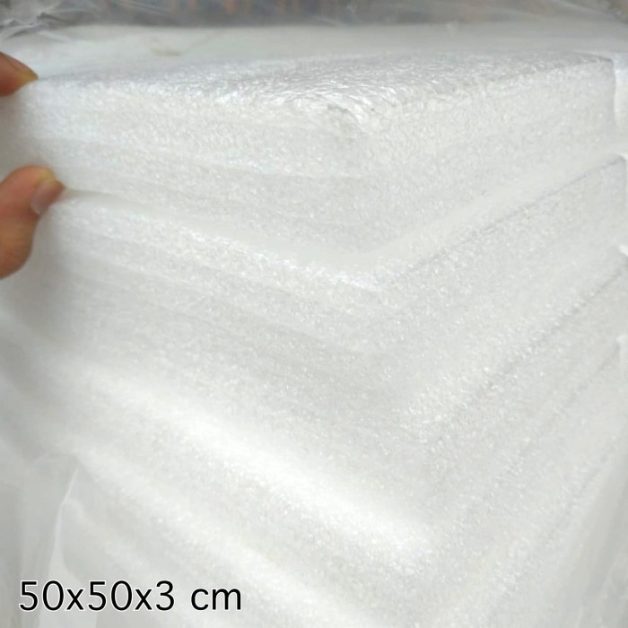 Jual Busa Packing Kemasan 3cm PE Foam / Polybonding / Polyfoam 50x50x3 ...