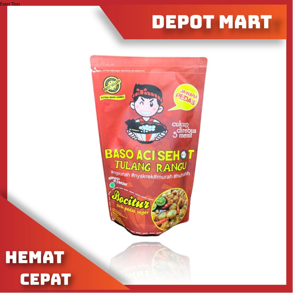 Jual Baso Aci Tulang Rangu Bacitul Sehot Jawara Pedas Termurah Enak Pisan Gaes Depot Mart 