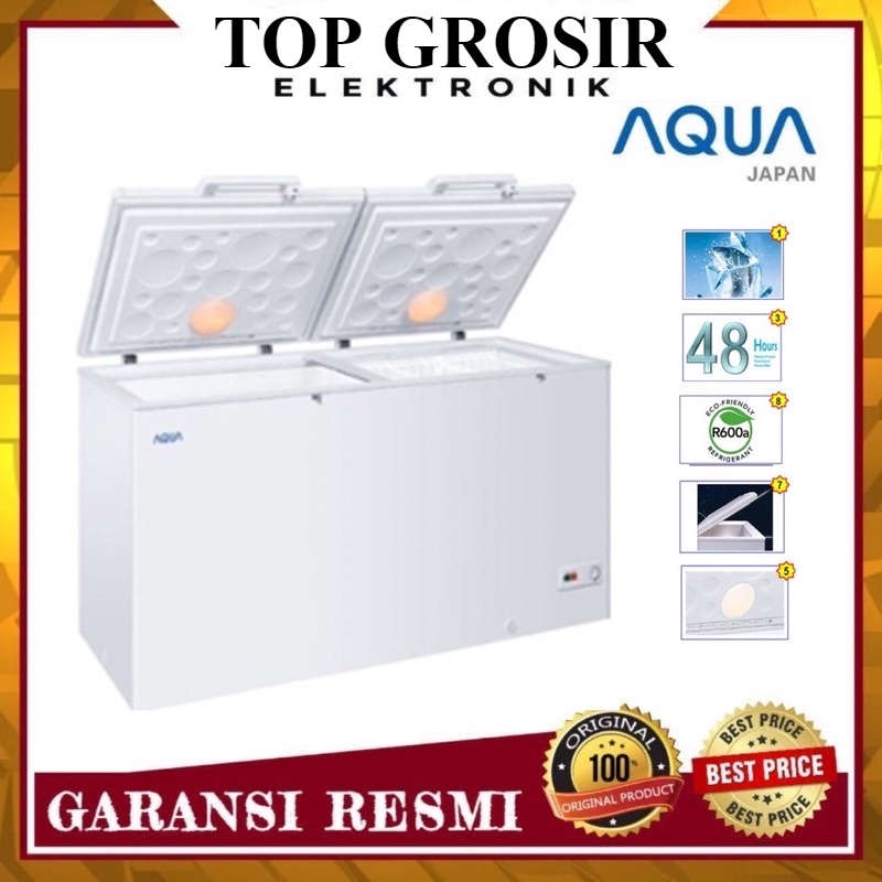 Jual CHEST FREEZER AQUA AQF 550 EC FREEZER BOX AQUA AQF 550EC Shopee