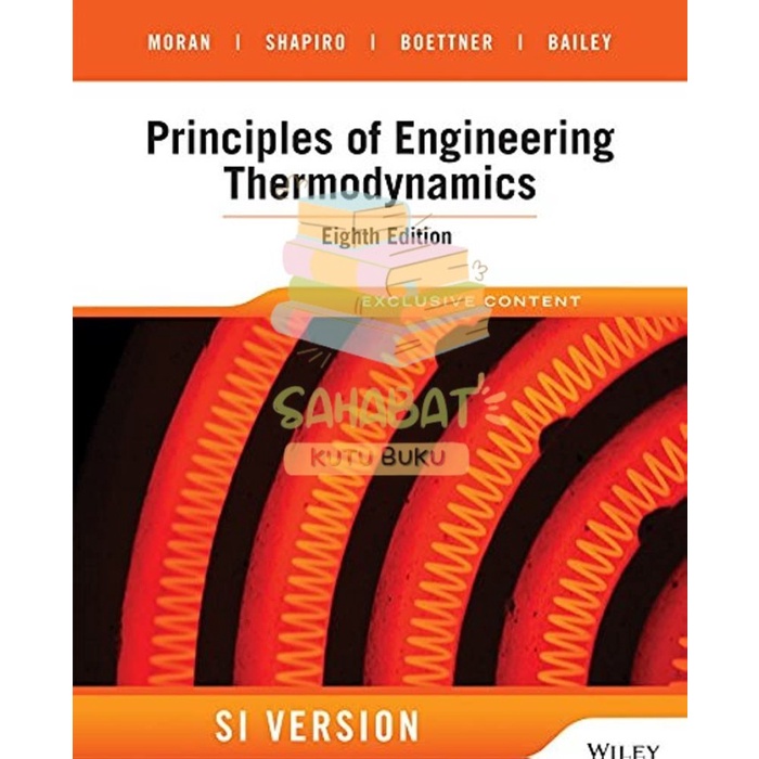Jual BUKU PRINCIPLES OF ENGINEERING THERMODYNAMICS 8TH EIGHTH EDITION ...