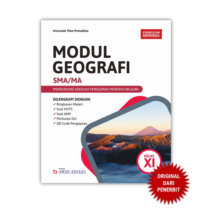 Jual Modul Geografi Kls XI SMA/MA [ -Kurikulum Merdeka- ] Bumi Aksara ...