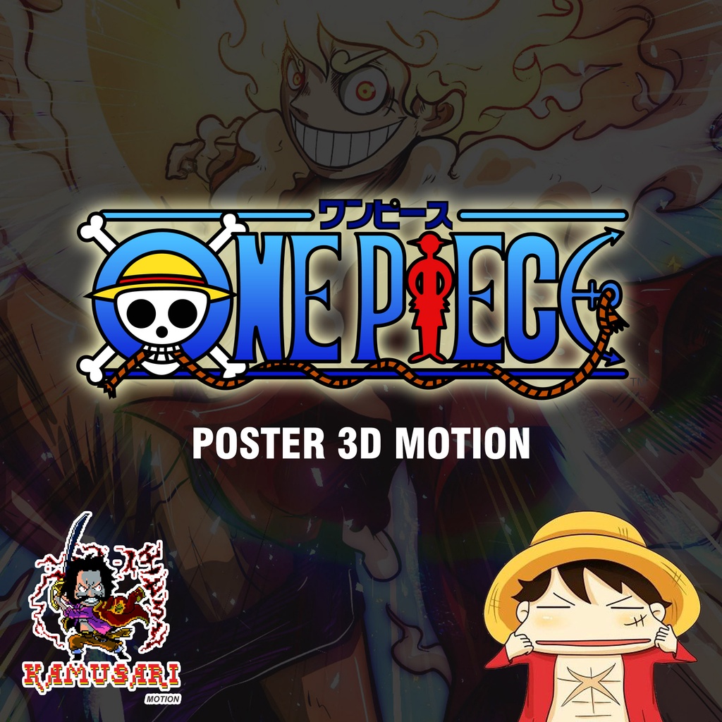 Jual POSTER 3D MOTION - ACE X LUFFY X SABO - POSTER ANIME BERGERAK ...
