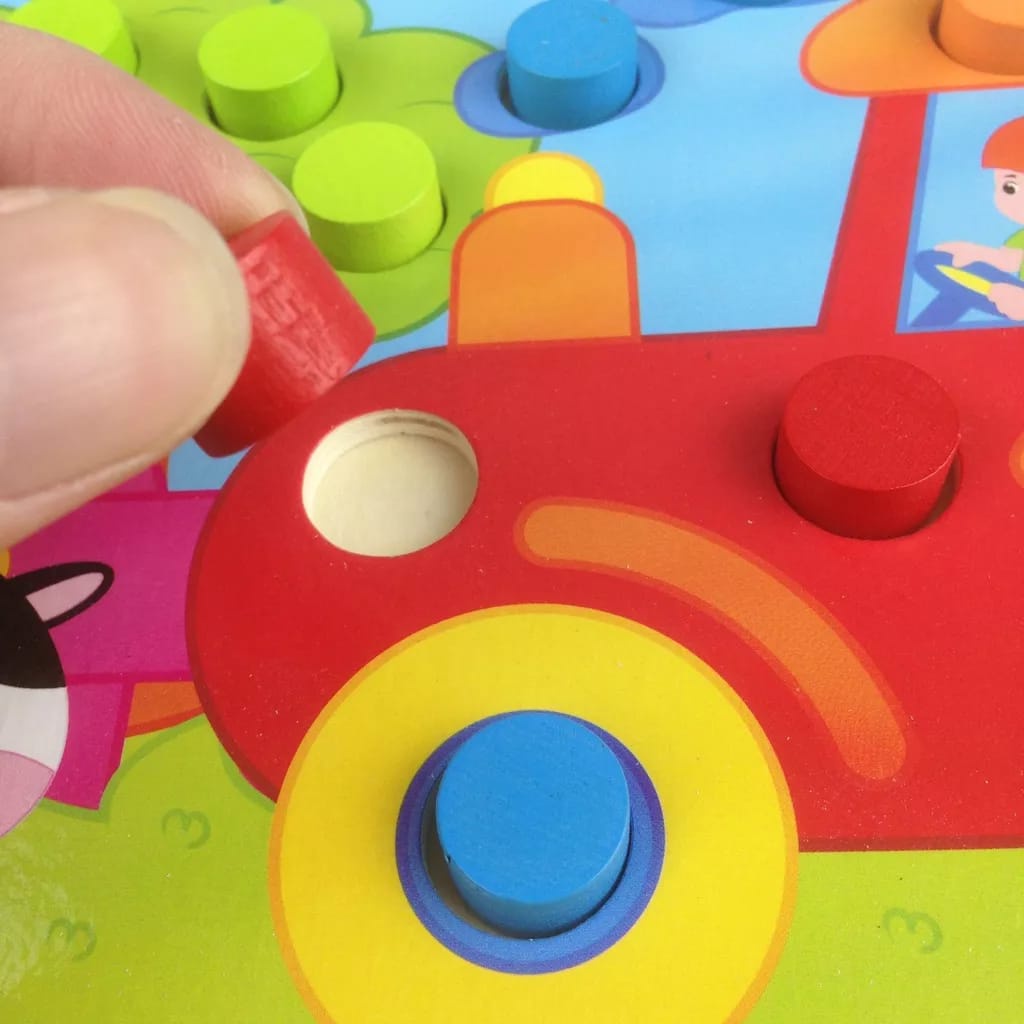 Jual Beringin Toys Mainan Edukasi Anak / Puzzle Matching Color / Puzzle ...