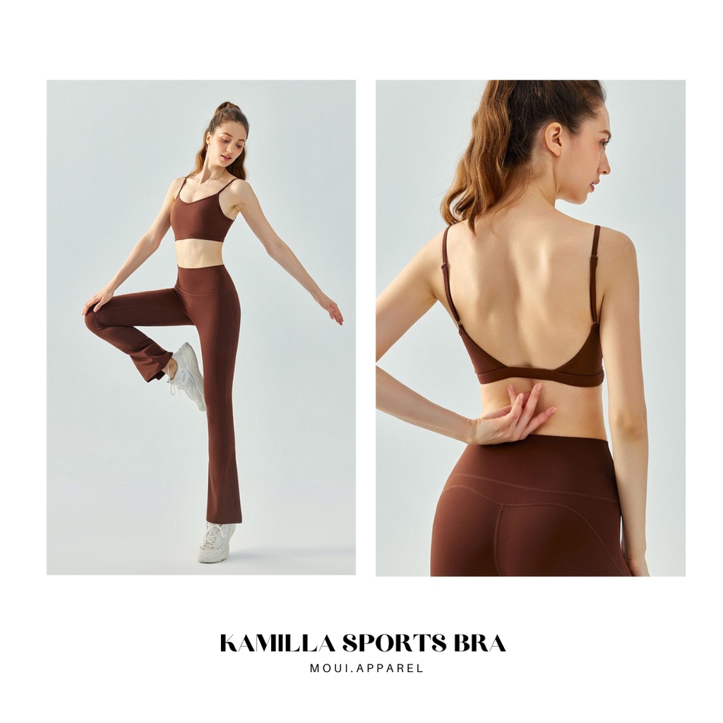 Jual MOUI.APPAREL KAMILLA SPORTS BRA FIXED PADDING BRA ADJUSTABLE