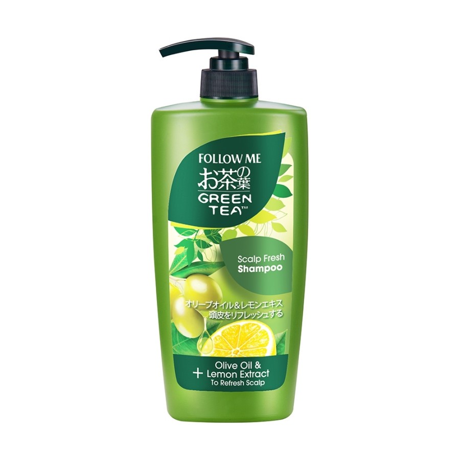 Jual Follow Me Green Tea 650ml Shampoo Dewasa Hair Shampoo Shampo Hijab Conditioner GreenTea