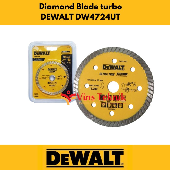 Jual Ultra thin potong keramik granit Diamond Blade turbo DEWALT